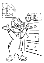 coloriage alvin et les chipmunks simon